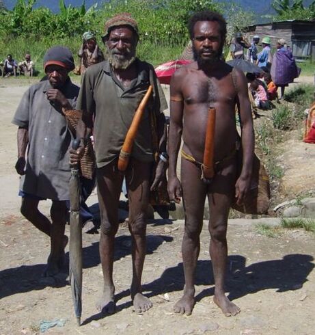 Afrikanische Tribus Männer