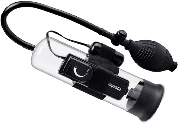 Vakuumpumpe mit Vibrator zur Steigerung der Penisgröße und des Penisvergnügens