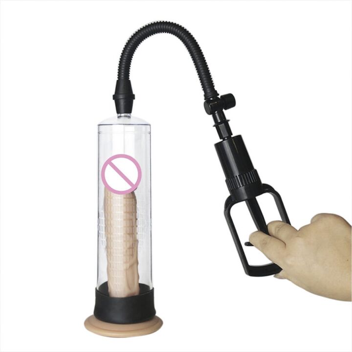 Handpumpen-Vakuumpumpe zur Vergrößerung des Penis